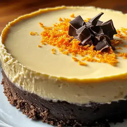 Creamy Chocolate Orange Cheesecake