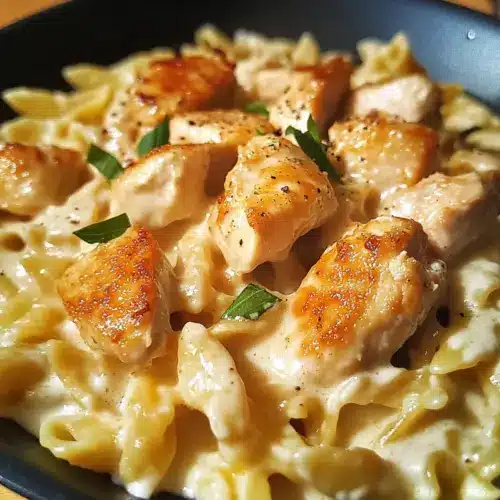 Smoky White Cheddar Honey Butter Chicken Pasta Skillet