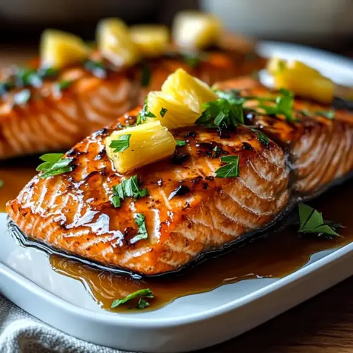 Pineapple Glazed Salmon