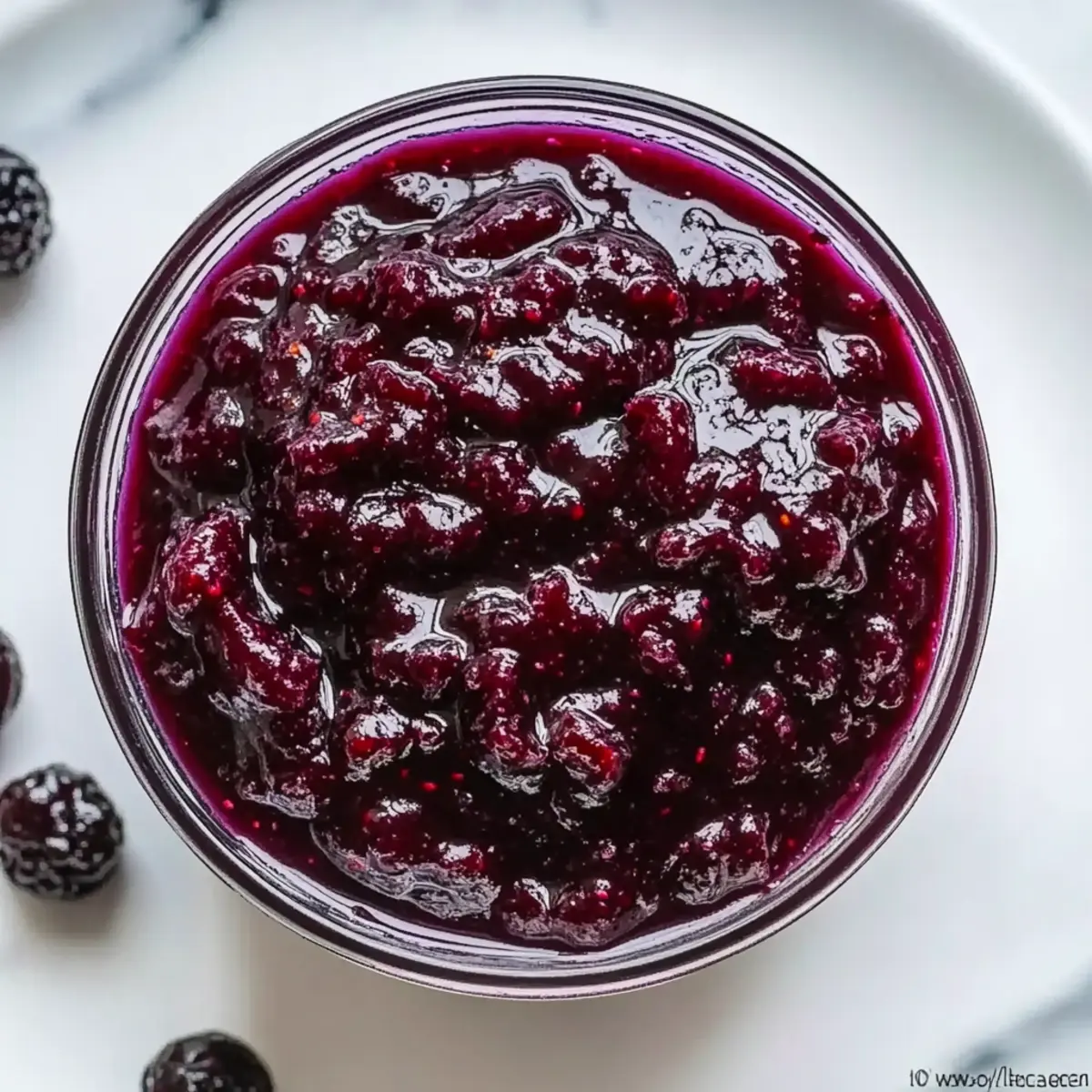 Low Sugar Mulberry Jam