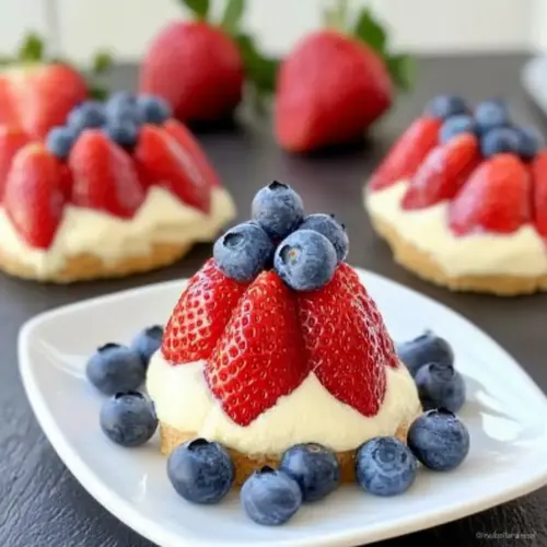 Cheesecake Stuffed Strawberries