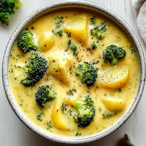Broccoli Potato Cheese Soup