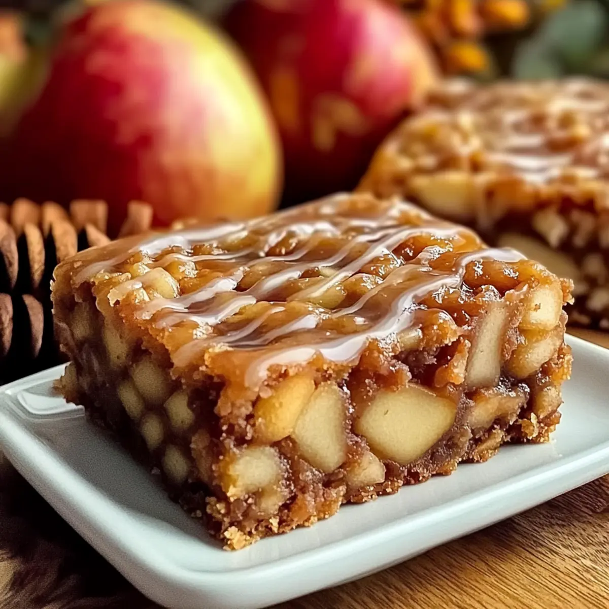Brown Butter Apple Blondies
