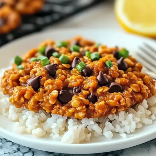 Orange Ground Chicken