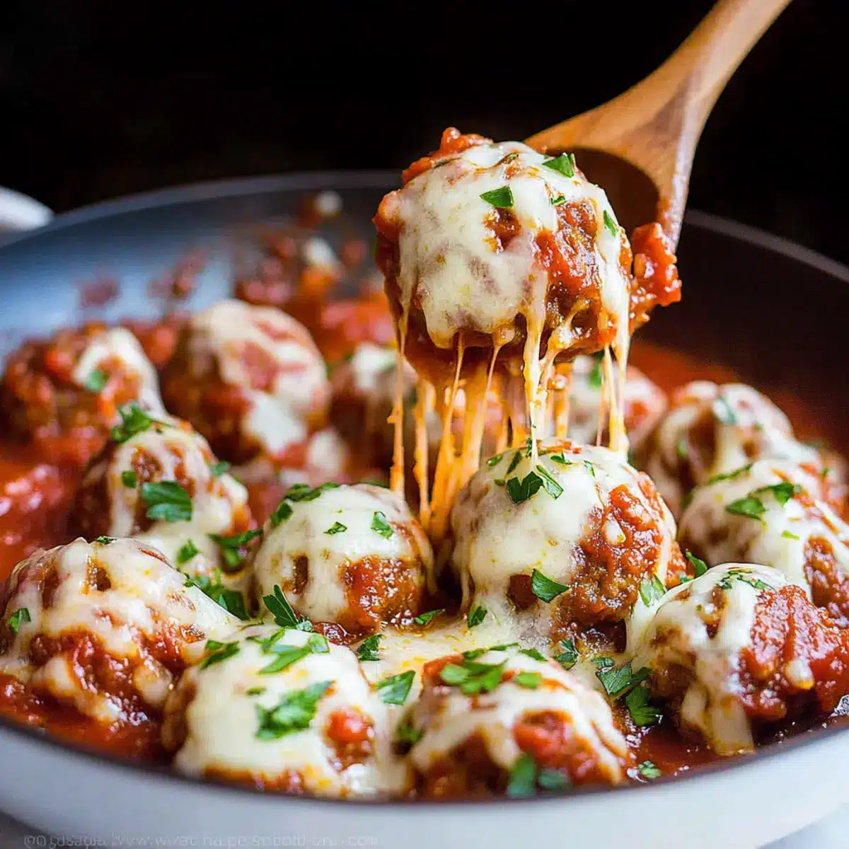 Juicy homemade meatballs