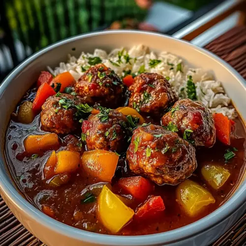 Cajun Meatball Stew