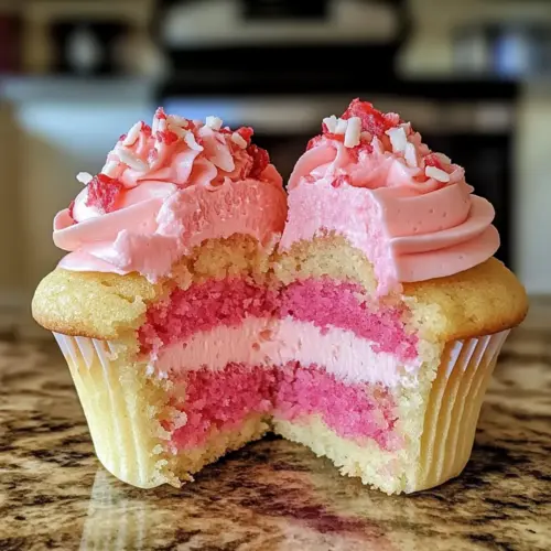 Strawberry Milkshake Cupcakes