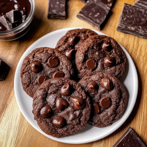 Triple Chocolate Cookies