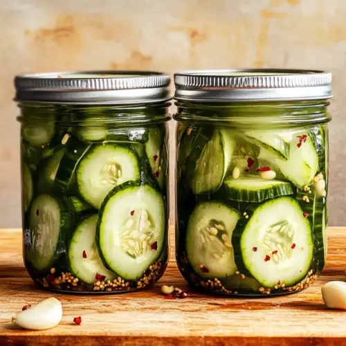 Quick Pickled Cucumbers