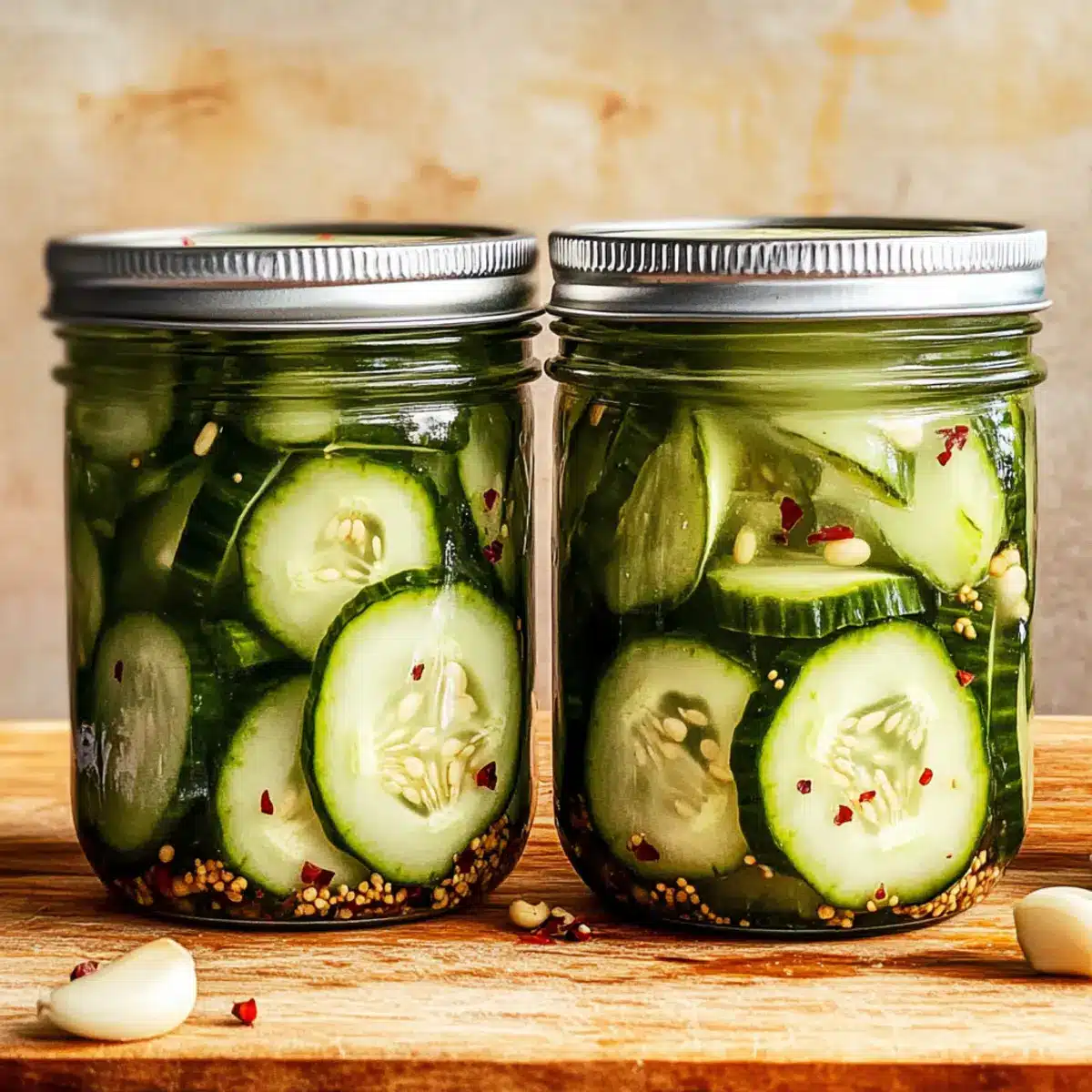 Quick Pickled Cucumbers