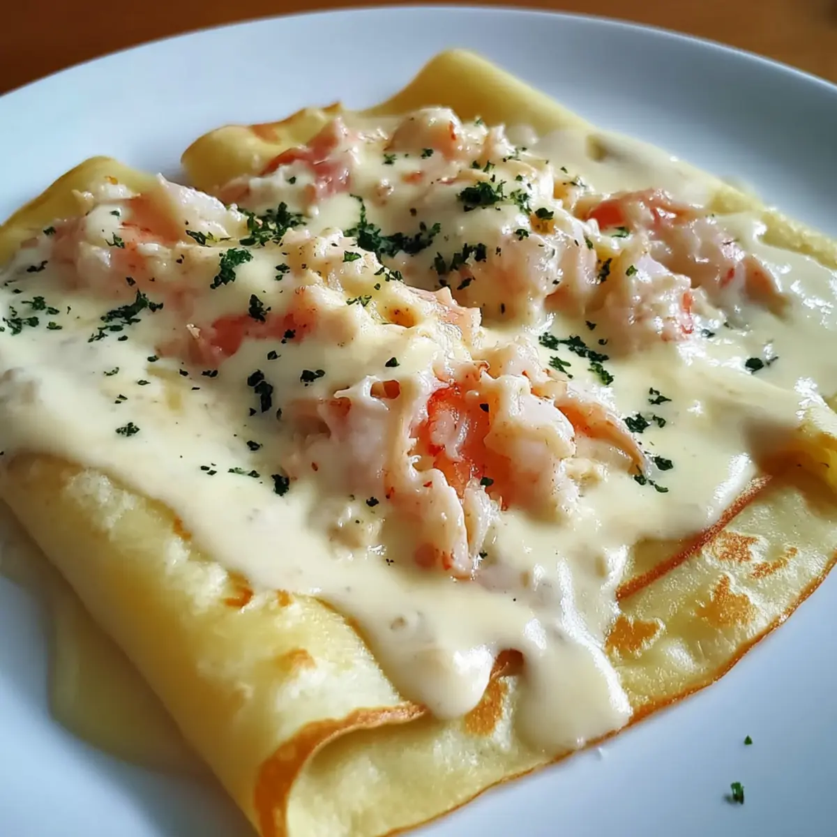 Seafood Crêpes Béchamel