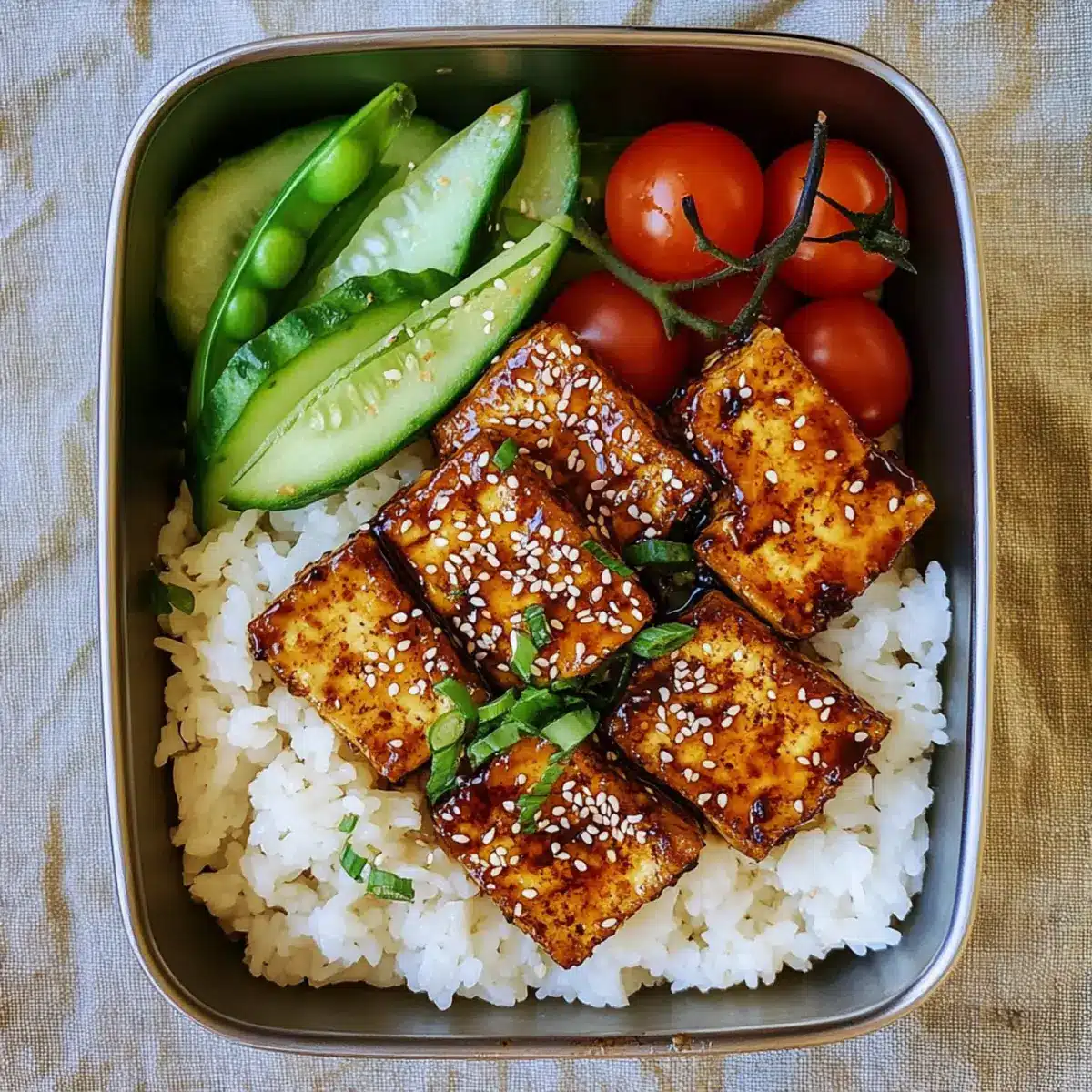 Tofu Teriyaki Bento Box