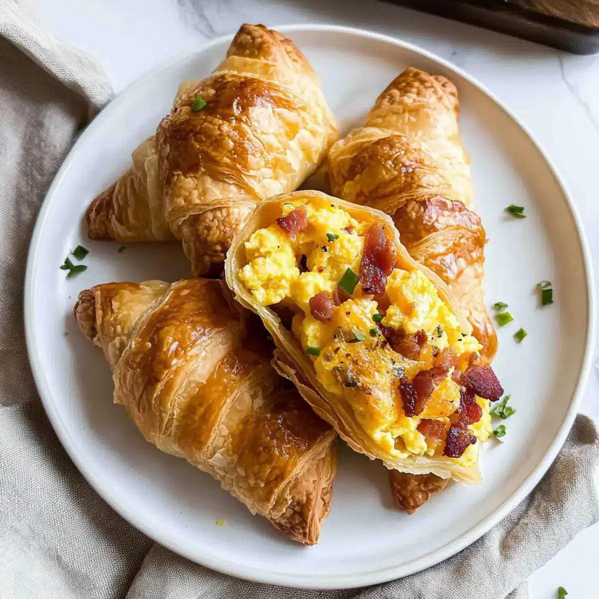 Scrambled Eggs and Puff Pastry